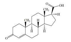 3-Oxo-4-androstene-17β-carboxy acid